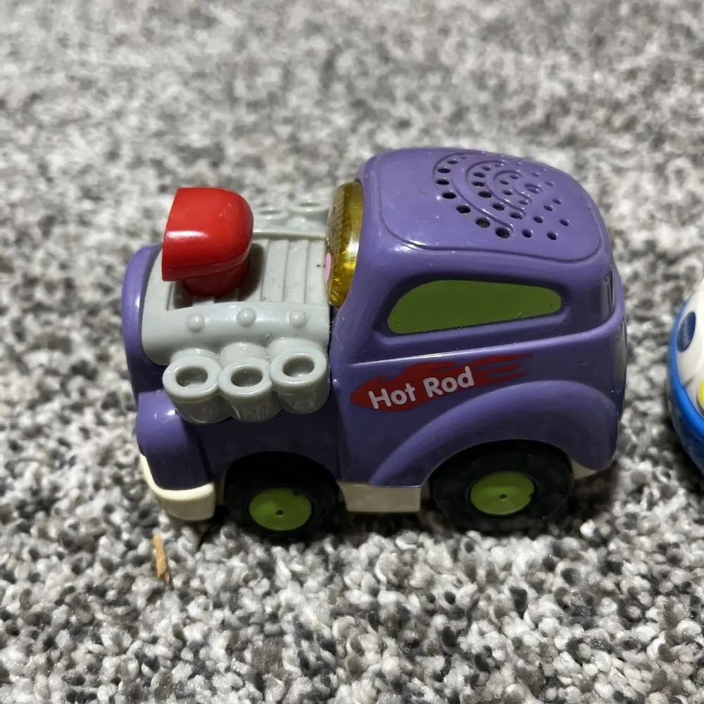 Vtech Go Go Smart Wheels Truck, Race Car, Car, Hotrod- Lights & Sounds Lot Of 4